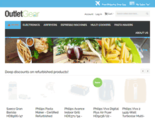 Tablet Screenshot of outletgear.com